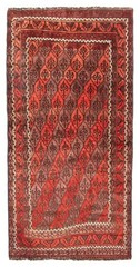 Vintage Traditional Hand-Knotted Area Rug 3’2″ x 6’4″ Oriental Wool Carpet