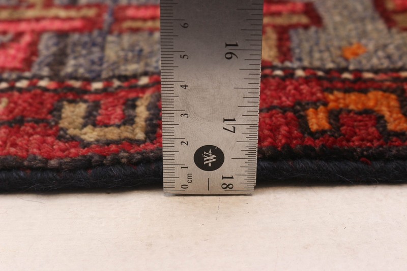 Vintage Hand-knotted Runner Rug 3'8" x 10'2" Traditional Oriental Wool Carpet gallery