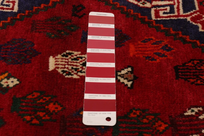 Vintage 3'7" x 5'1" Traditional Hand Knotted Vegetable Dye Wool Area Rug gallery