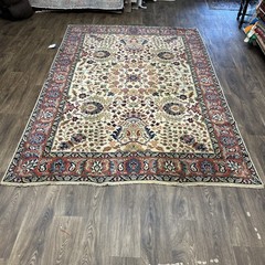 Antique Anatolian Kilim Rug – Handwoven Wool Tribal Flatweave 6’7” x9’9” ft