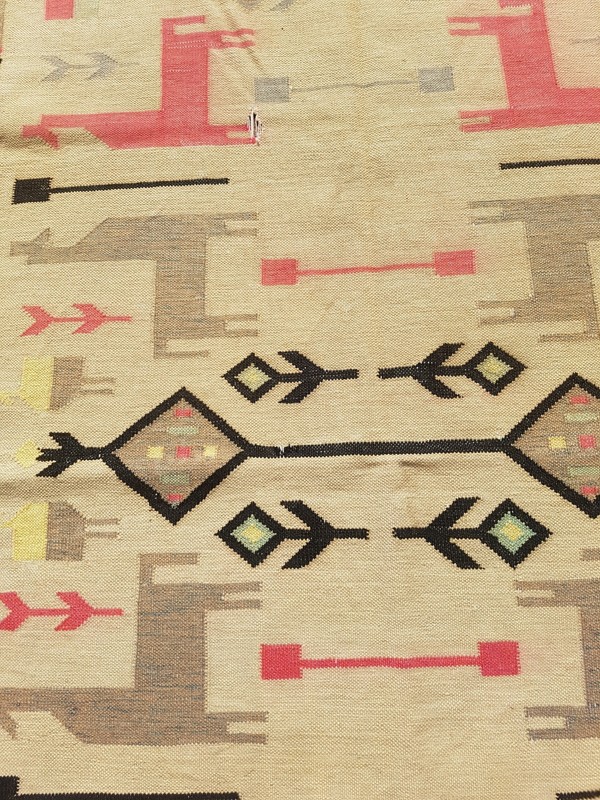 Vintage Traditional Handmade Beautiful Turkish Floor Rug Carpet 176x122 cm gallery