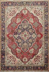 Traditional Elegance: Area Rug 4×7 Hand-knotted Wool Floral Pattern for Any Room