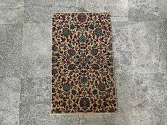 1’8” x 2’9” Vintage Carpet Natural Village Rug Handmade Rug.SKU:S1432