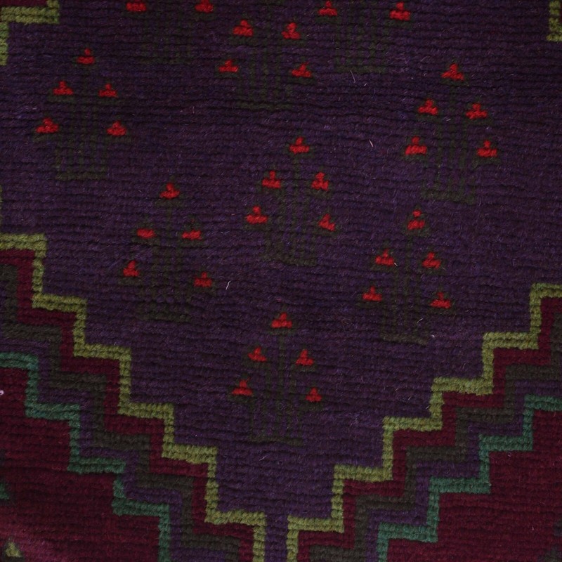 Tribal Afghan Handmade Rugs & Carpets in Antiques Woolen Red Rug 4'5x6'4, G29013 gallery