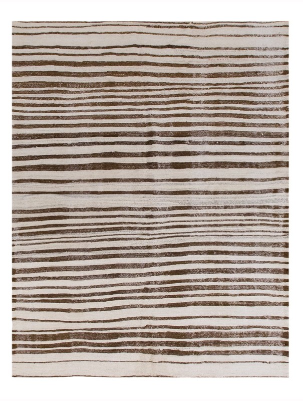1960s Handmade Minimalist Turkish Kilim 175x220 cm | 5.7×7.2 ft | Vintage 60+ Yr gallery