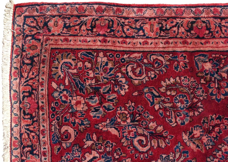 3x5 American Painted Traditional design Red Oriental Scatter Rug 34720 gallery