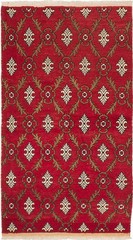 Vintage Hand-Knotted Area Rug 3’9″ x 6’10” Traditional Oriental Wool Carpet