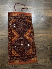 VTG Turkish Wool Handwoven Prayer Rug?? 30 X 14