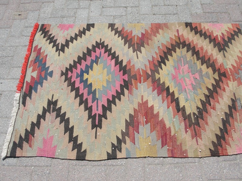 3x10 Turkish Kilim Rug Runner – Handmade Runner Rugs for Hallway gallery