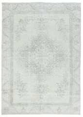 9X12 Antique Muted Beige Floral Distressed Vintage Oriental Rug Carpet 8’8X11’7
