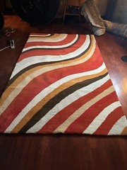 Hand Knotted Gabbed Wool Rug 5’-7’10”