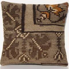 16″x16″ HOME DESIGN RUG PILLOW COVERS WOOL SQUARE MOLDOVIAN HAND WOVEN AREA RUGS
