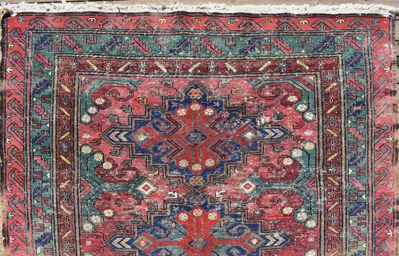 Caucasian Rug 62''x108'' Hand Woven 5x9 Antique Vintage Sumak Kilim 160x277cm gallery
