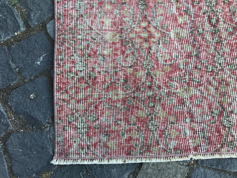 Bohemian Runner Rug, Turkish Vintage Rug, Handmade Wool Rug,Home Rug3,3 x 7,7 ft gallery