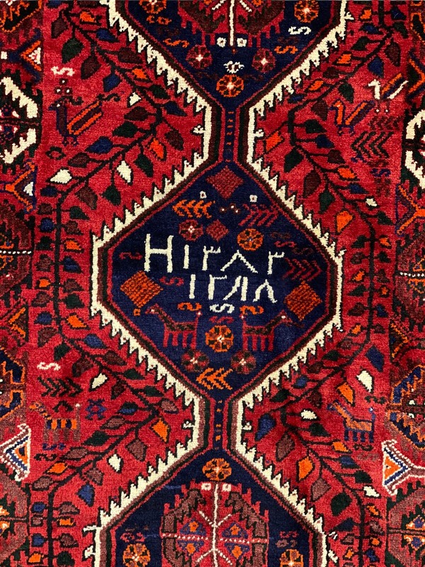 Authentic Dated Handknotted area Rug 4’X6’ Shira z Caucasian, Vegetable Dye wool gallery