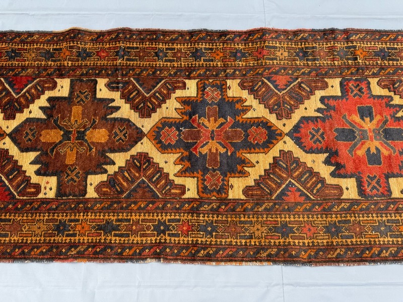 Antique Afghan Baluchi Runner Rug 3x11 Hand Knotted Persian Style Hallway Carpet gallery