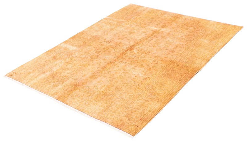 Traditional Vintage Hand-Knotted Oriental Carpet 6'7" x 8'10" Wool Area Rug gallery