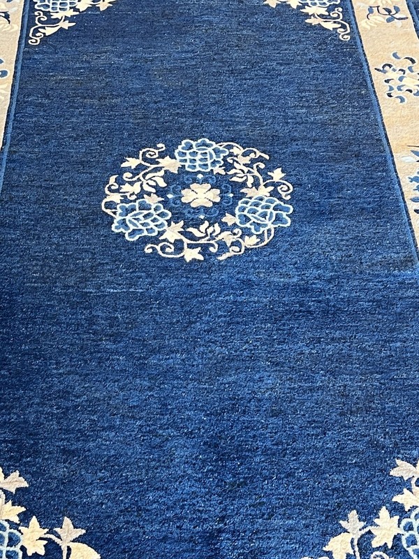 1920 Vintage 100% Wool Art Deco peking Chinese Rug 4 X 6.8 Perfect Condition gallery