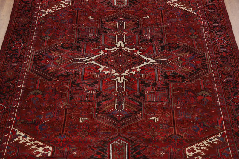 Nomad Hand-knotted Wool Heriiz Traditional Area Rug Living Room Carpet 10x13 gallery