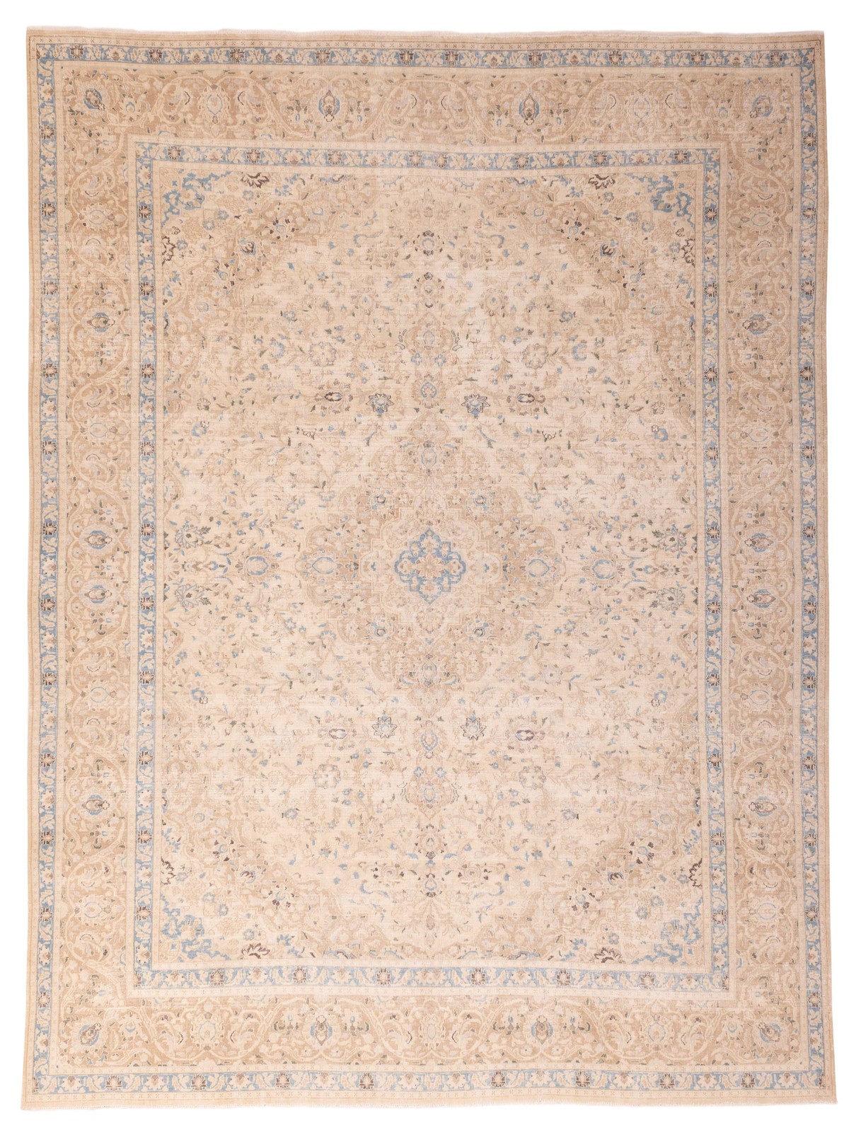 Vintage Traditional Hand-Knotted Area Rug 9'7" x 12'10" Oriental Wool Carpet gallery