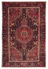 Vintage Hand-Knotted Carpet 4'5" x 6'9" Traditional Oriental Wool Area Rug gallery