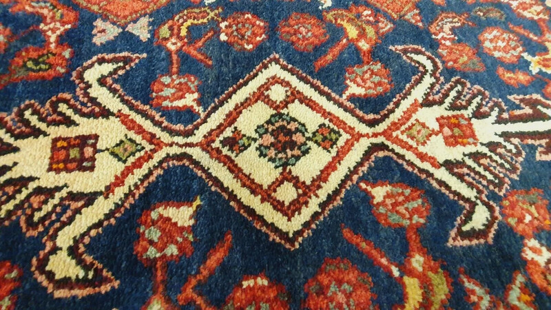 Fine Vintage 1930-1940's Wool Pile Vgy Dyes High-Karabahk Runner 3'8" x 10'6" gallery