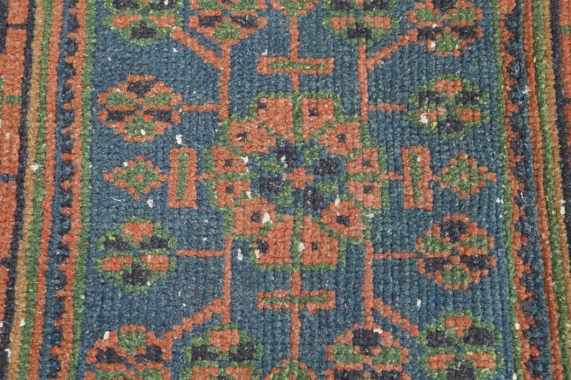 Oushak Runner Rugs Turkish Runner Hand-Knotted Carpet Vintage Rug 3 x 11 ft 283 gallery