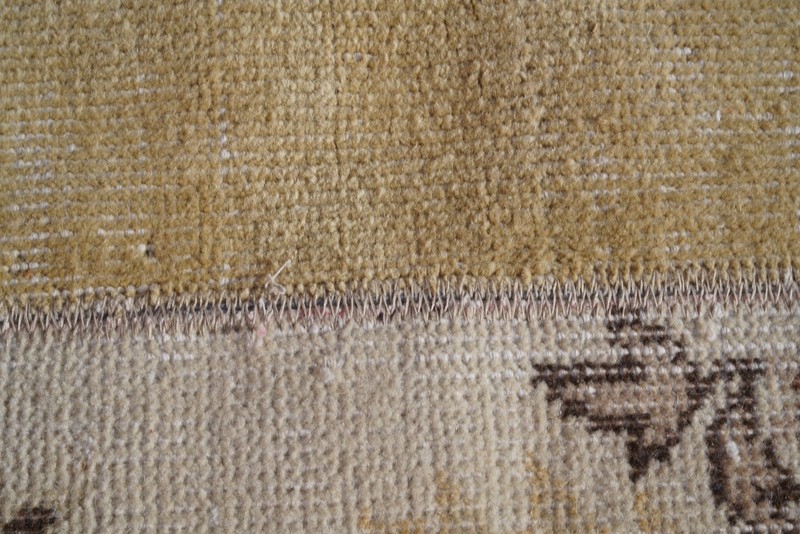 Vintage Turkish Oushak Runner Rug 3x15 ft Neutral Handmade Extra Long Carpet 829 gallery