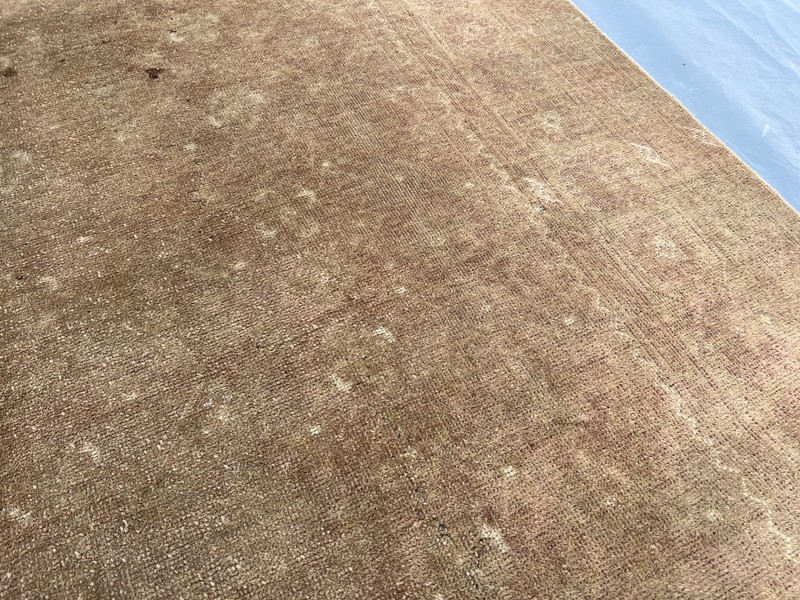 5x8 ft Vintage Hand Knotted Rug Brown Distressed Faded Oriental Nomadic Area rug gallery