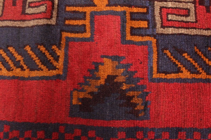 Vintage 3'7" x 6'0" Traditional Hand Knotted Vegetable Dye Wool Area Rug gallery