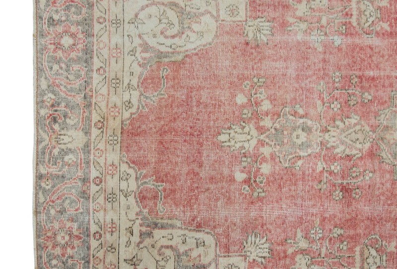 Area Rug,Oushak Rug,Turkish Rug,Vintage Rug,Turkish Oushak, 6.9 x 10.2 feet gallery