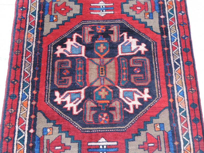4x13ft. Handwoven Tribal Sarab Geometric Wool Runner gallery