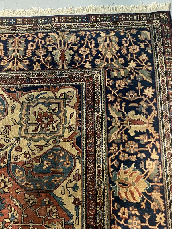 Late 1800’s Antique Farahan Sarouk Rug gallery