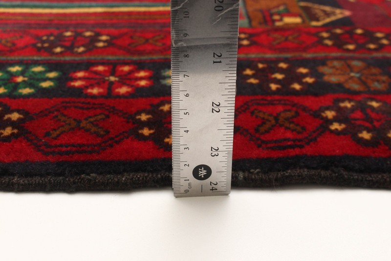 Vintage Hand-Knotted Area Rug 3'11" x 6'11" Traditional Oriental Wool Carpet gallery
