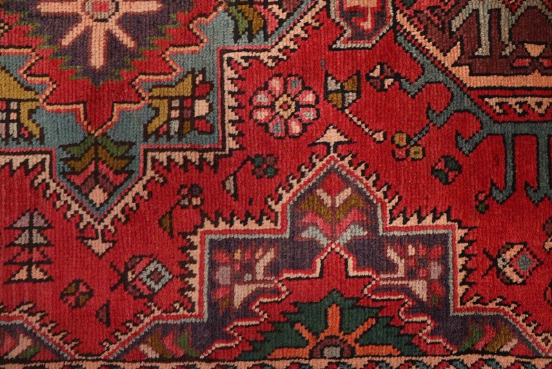 Vintage Hand-knotted Runner Rug 3'3" x 13'3" Traditional Oriental Wool Carpet gallery