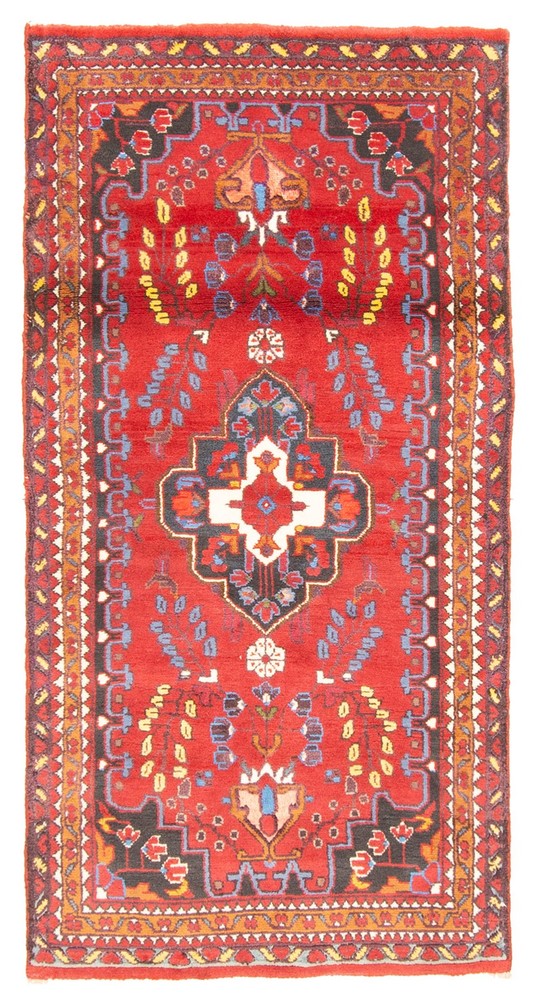 Traditional Vintage Hand-Knotted Area Rug 2'9" x 5'7" Oriental Wool Carpet