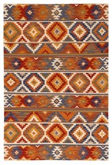 Vintage Hand Woven Area Rug 5’2″ x 7’8″ Traditional Wool Oriental Carpet