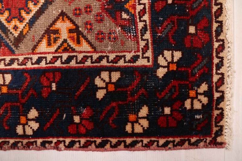 Vintage Geometric Area Rug 5'3" x 9'4" Traditional Hand-Knotted Wool Carpet gallery