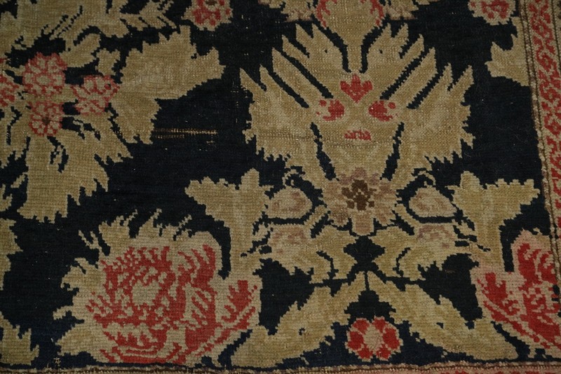 Pre-1900 Hand-made Karabagh Vegetable Dye Large Rug Antique Carpet 7x19 gallery