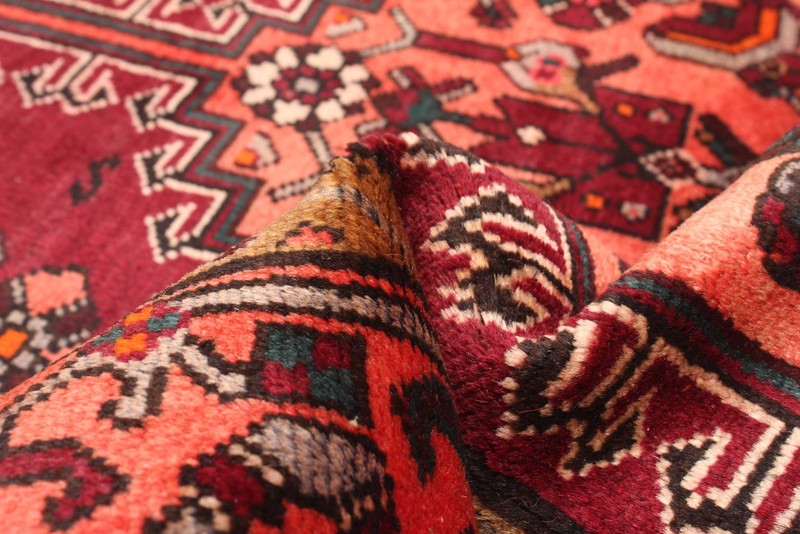 Vintage 3'10" x 6'5" Traditional Hand Knotted Vegetable Dye Wool Area Rug gallery