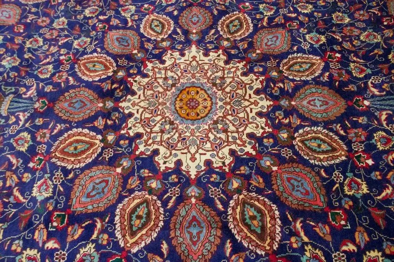 Rare Handmade Vintage Oriental Area Rug Floral Design Home Decor Carpet 10X13 ft gallery