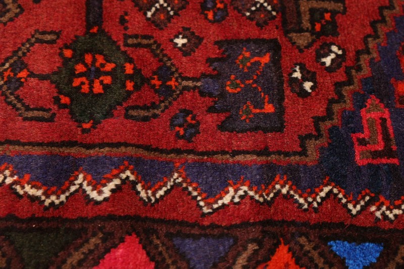 Vintage Hand-Knotted Area Rug 4'0" x 6'1" Traditional Wool Carpet gallery