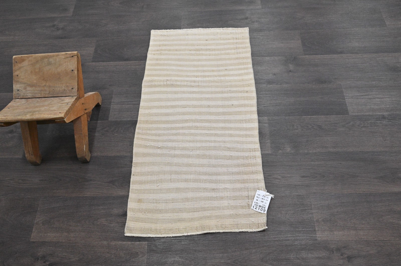 Oushak Turkish Doormat Rug 2x3 BEIGE Anatolian Handmade Vintage Small Kilim Rug gallery