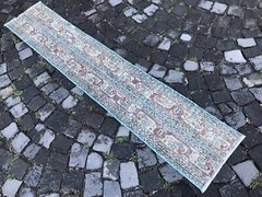 6,33 X 1,21 Ft Patchwork Rug Turkish Rug Vintage Runner Rug Bohemian Wool Rug