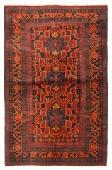Traditional Vintage Hand-Knotted Oriental Carpet 4’2″ x 6’8″ Wool Area Rug