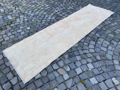 Turkish rug, Runner rug, Vintage rug, Handmade, Corridor, Wool | 2,7 x 9,9 ft