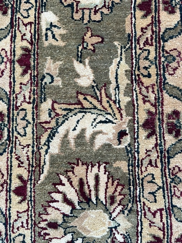 10 X 8 ft Fine Decorative Burgundy Field Handmade Agra Oriental Rug Carpet gallery