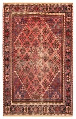 Vintage Hand-Knotted Carpet 3’9″ x 6’3″ Traditional Oriental Wool Area Rug