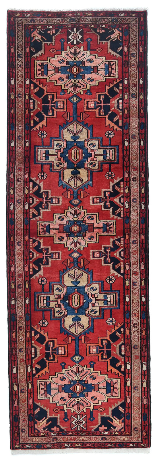4x10 ft Tribal Geometric Oriental Rug Red Farmhouse Decor Kitchen Hallway Carpet gallery