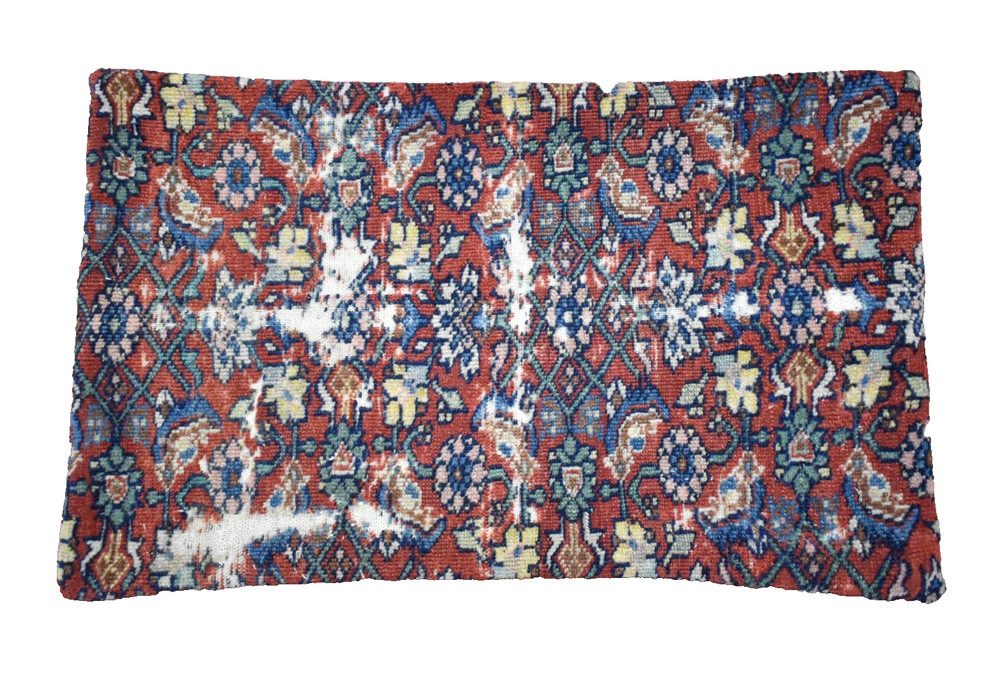 Antique Pillow Cover Sofa Rug 12'' x 19'' Made of Antique Cushion Cover Carpet